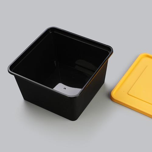 一次性餐盒高档正方形外卖打包盒创意快  东莞银川吸塑包装工厂专业